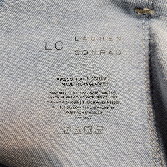 LC Lauren Conrad High Rise Flare Jeans - Picture 4 of 5